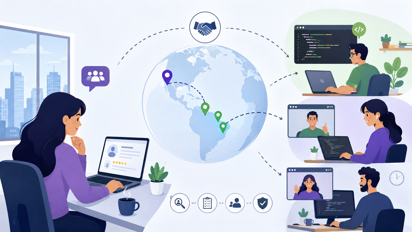 Post image: How to Hire Nearshore Developers (Without Getting Burned)